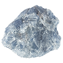 Blue Calcite Mineral Specimen - Large