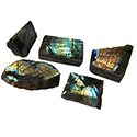 Labradorite Mineral Specimen - Polished One Side