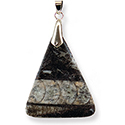 Fossil Necklace - Orthoceras Triangle