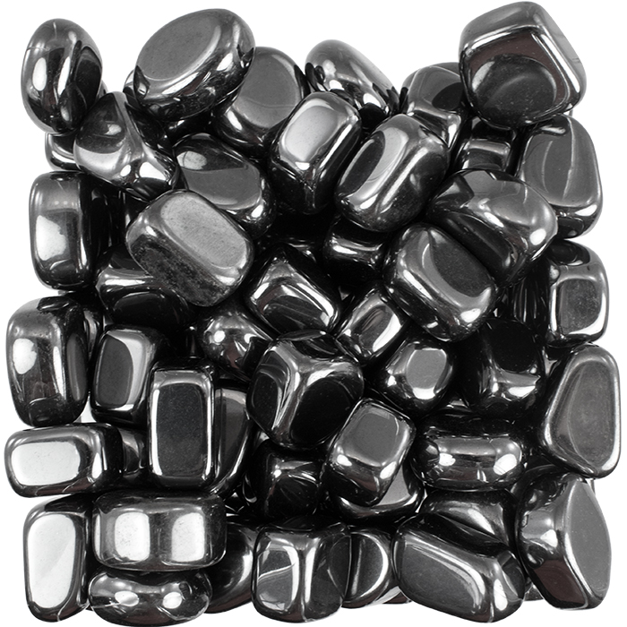 forælder kort Sløset Magnetic Hematite Tumbled Stone: Silver Streak