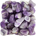 Banded Amethyst Tumbled Stone