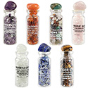 Gemstone Collector Bottles Assorted 24pc