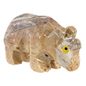 Carved Stone Rhino