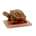 Carved Stone Tortoise on Base