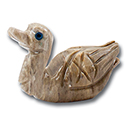 Carved Stone Duck