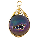 Druzy Eye Sphere - Gold