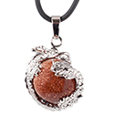 Dragon on Sphere - Black Cord