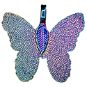Butterfly Leaf Asst. Colors Necklace - Silver