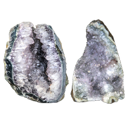 Amethyst Druzy Standing with Cut Base - XLarge