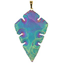 Aura Spearhead Necklace - Gold