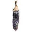 Natural Amethyst Point Necklace