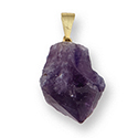 Natural Amethyst Point Necklace