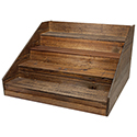 Wood Display - 4 Tiered - Large