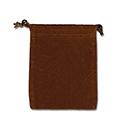Brown Felt Bag - 3x4