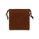 Brown Felt Bag - 3x3